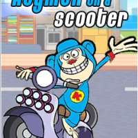 Keymon On A Scooter