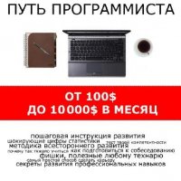 Путь программиста от100$до10000$ в месец