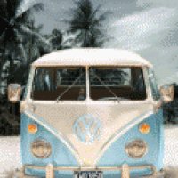 Animated 3D Vw Californian Camper Van