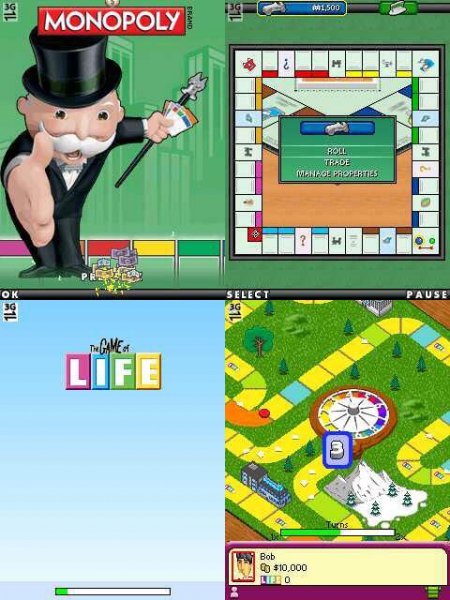 Monopoly and Game of Life Combo 240x320 N73