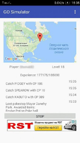 Bot pokemon go