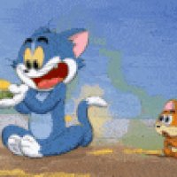 Tom-and-jerry-share-food