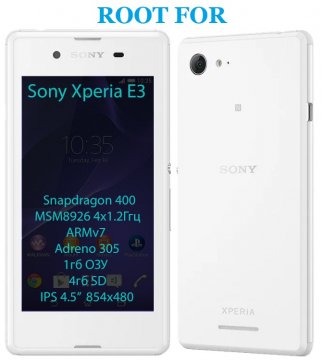 Sony E3 Info For Root