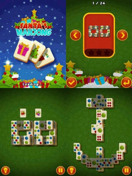 SantasMahjong 240x320 N95