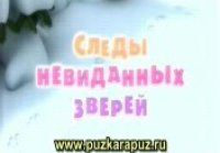 Следы не извeсных зверей