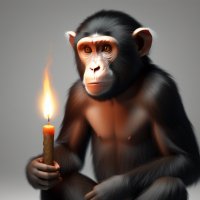 16x9 Funny monkey A candle is burnin (3)