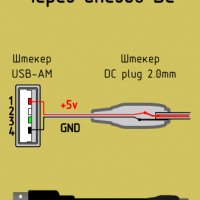 USB-AM DC-plug