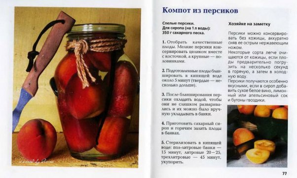 Компот из персиков