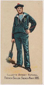 French Sailor, French Navy, 1886, from the Military Series