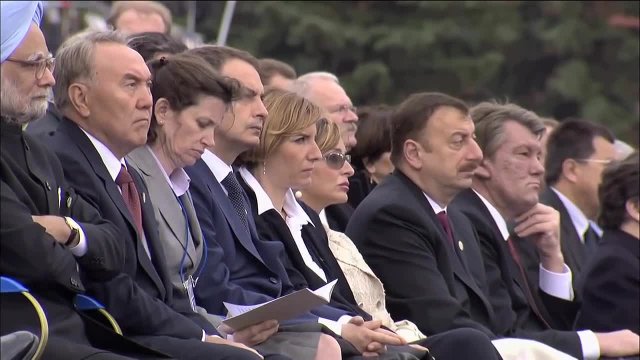 Парад на Красной площади 9 мая 2005. Речь Путина