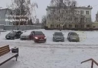 В Казани автоледи попыталась припарковаться и устроила погро