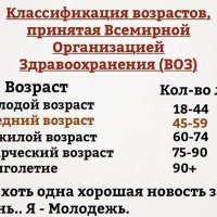 Классификация возраста