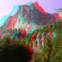 the river2 3d anaglyph by yellowishhaze