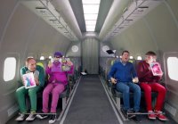 S7 Airlines OK Go Upside down Inside out