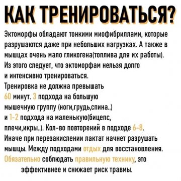 Как тренить эктоморфа