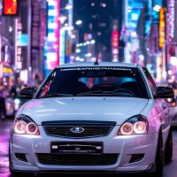 Lada-priora-in-neon-city-style-101224