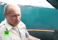 Президент Путин под водой в батискафе GoPro