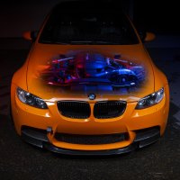 Bmw-m3-e90-orange-face-sight