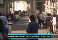 Hundreds in Cuba protest amid worsening economic crisis