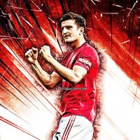 4k-harry-maguire-grunge-art-manchester-united-fc-english-fo