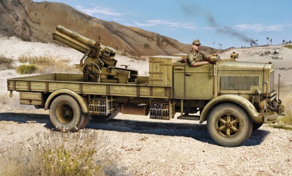 3Ro Truck with 100mm Howitzer 100 - 17 (Copy)