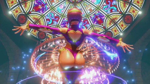 Menat Street Fighter V танцует