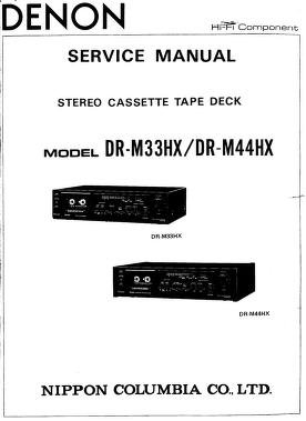 Denon DR-M33HX And M44HX