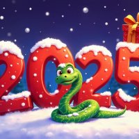 Large-red-number-2025-with-green-snake