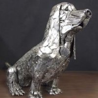 Gary Hovey Sculptures - made from flatware