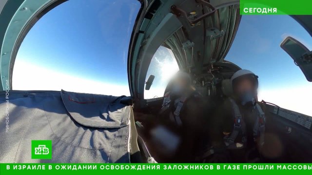 Су-34 ударил по ВСУ в Курской области