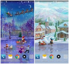 Christmas Rink Live Wallpaper v2.9.9.9