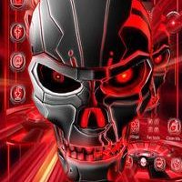 3D Tech Skull Launcher Evil Halloween wallpaper v5.69.11 apkp