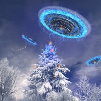 Winter wallpapers New UFO 013832