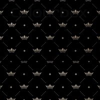 Dark wallpaper with crowns...