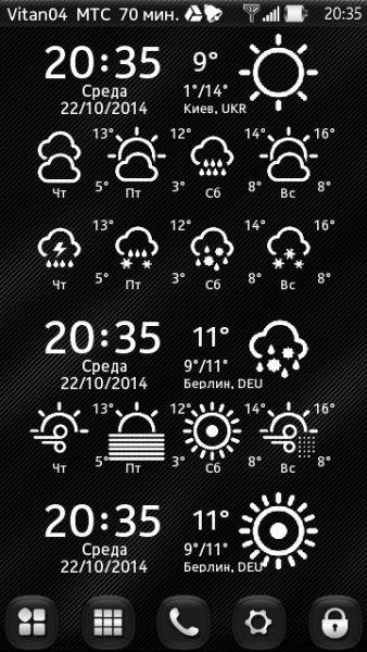 Mod Icons Weather WC v.57 By Vitan04