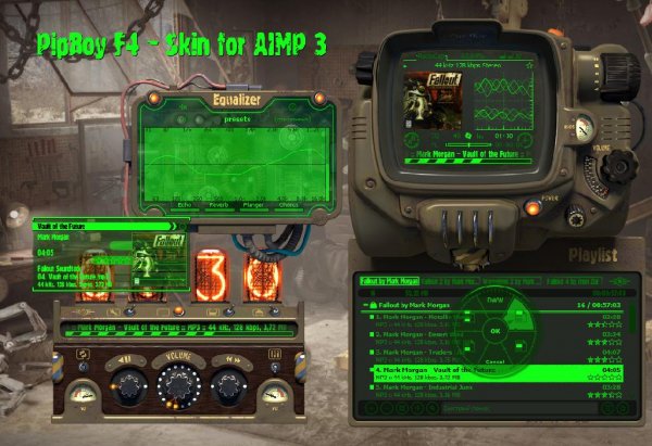 PipBoy Fallout 4 (Aimp Skins)