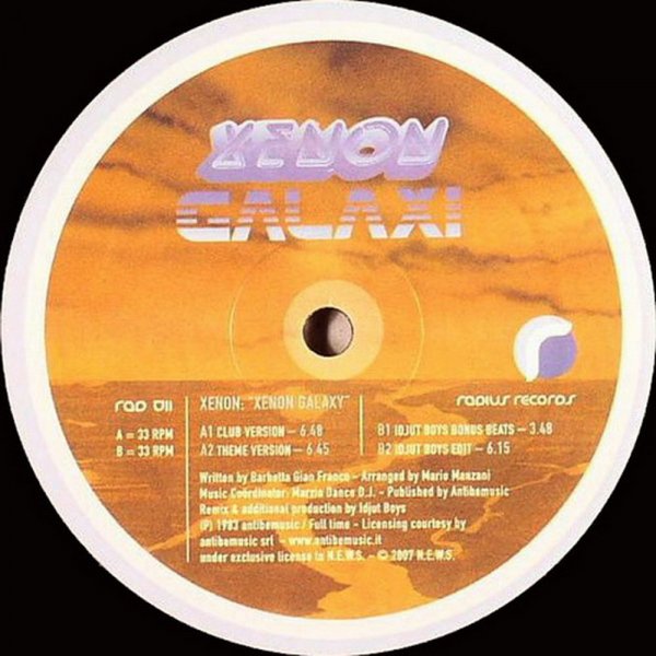 Xenon - Xenon Galaxy (Club Version)