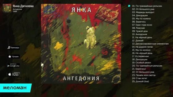 Янка Дягилева - Ангедония (1989)