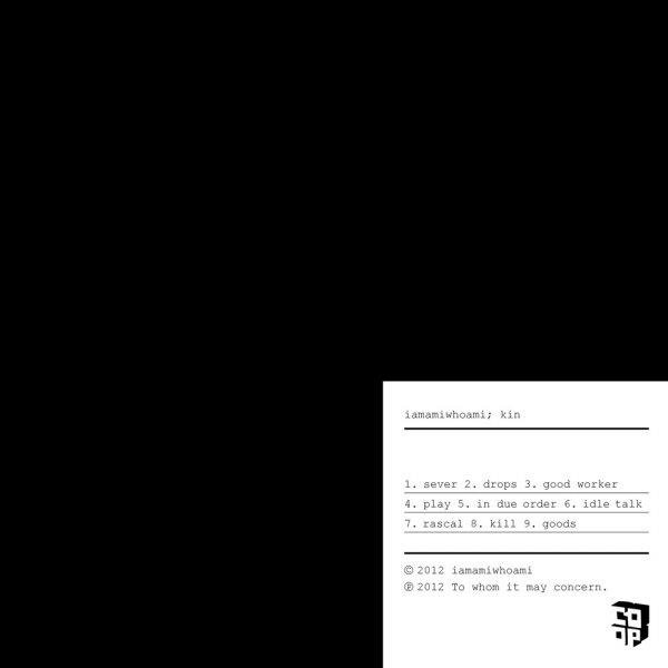 iamamiwhoami - In Due Order