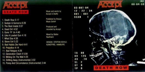 ACCEPT - Death Row