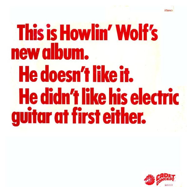 Howlin Wolf - Built for Comfort