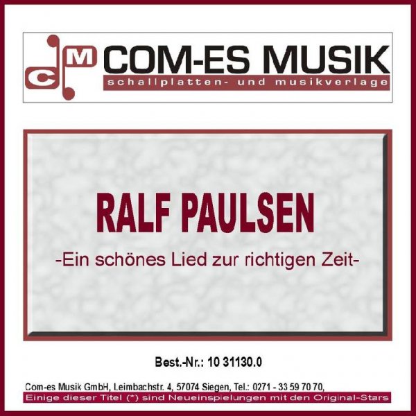 Ralf Paulsen - Fang doch den Morgen mal mit Countrymusik an