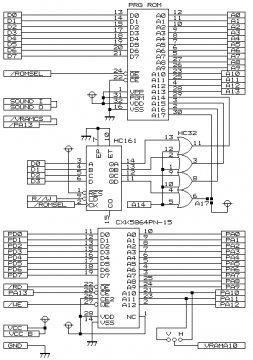 FC UxROM Schematics