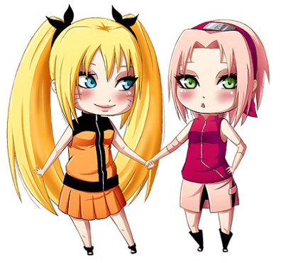 chibi narusaku girl s love by ivivid3bty