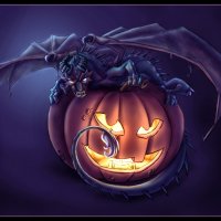 Happy hallowe en by thedreamwolf