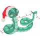 Joyful-snake-santa-hat-with-fairy-l