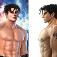 MyCollages Jin Kazama. The name of the hairstyle