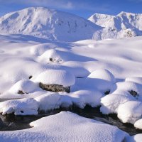 Winter in Buachaille Etive Mor , Glencoe, Scotland