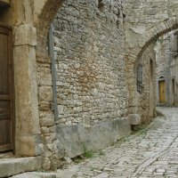 Cobblestone Street, Bale, Croatia