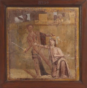 Alcmaeon killing his mother Eriphyle